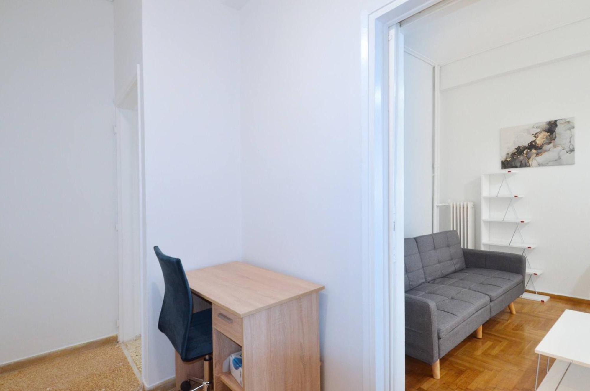 A Cozy Minimal Apartment At Koukaki, Dimitrako... Atény Exteriér fotografie