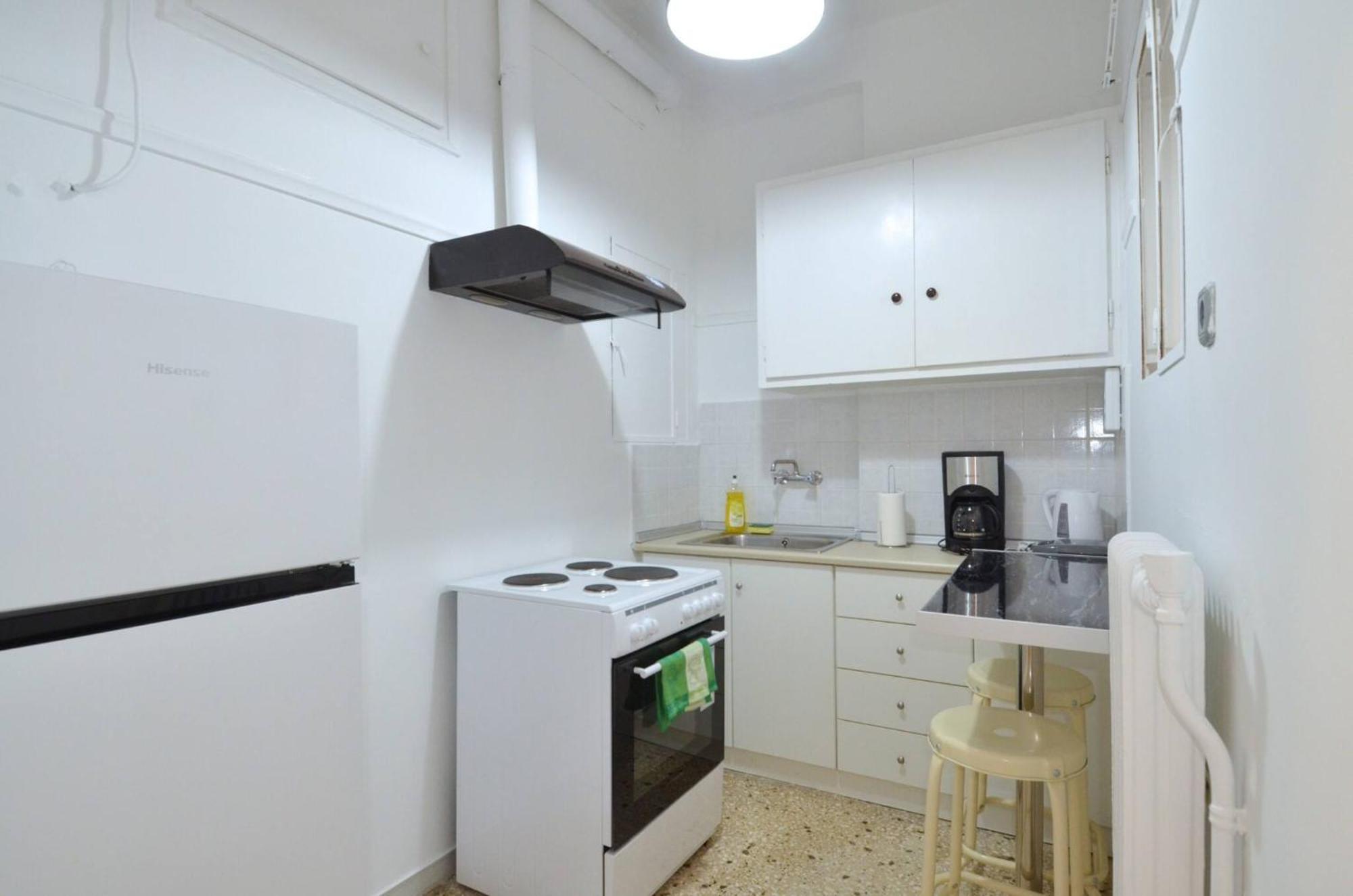 A Cozy Minimal Apartment At Koukaki, Dimitrako... Atény Exteriér fotografie